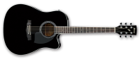 Ibanez PF Series PF15ECE-BK Acoustic Electric Guitar Photo