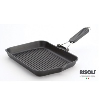 Risoli - Saporelax Grill Pan 26 x 26cm - Grey Handle Risoli - Saporelax Grill Pan 26 x 26cm - Grey Handle Photo
