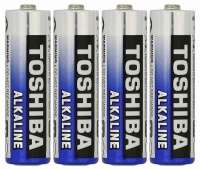 Toshiba AA Alkaline Batteries - 4's Photo