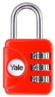 Yale - Combination Padlock - Red Photo
