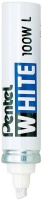 Pentel 100W Large Chisel Tip White Marker Photo