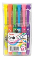 Pentel 24/7 Liquid Highlighters - Wallet of 6 Photo
