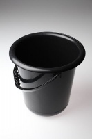 Gizmo - 9 Litre Plastic Bucket - Black Photo