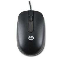 HP USB Optical Scroll Mouse - Black Photo