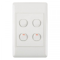 Nexus - Switch Light With Cover - 4 Lever Photo