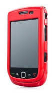 Blackberry Capdase Soft Jacket 3 Fuze for 9800/9810 - Red/Clear Photo
