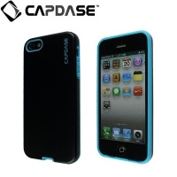 Capdase Soft Jacket Vika for iPhone 5/5S/SE - Black/Blue Photo