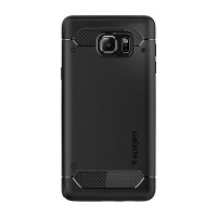 Samsung SPIGEN Capsule Rugged Case for Galaxy Note 5 - Black Photo