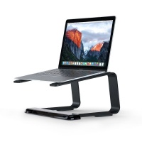 Griffin Elevator laptop stand for MacBook- Matte Black/Clear Photo