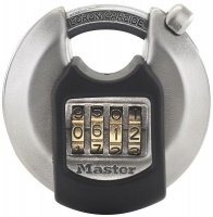 Master Lock Ultimate Strength 70mm Stainless Steel Combination Discus Padlock Photo