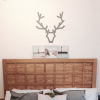 Bedight - Deer Head 1 Vinyl Wall Art Photo