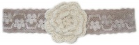 Crochet Natural Headband Photo