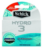 Schick Hydro 3 Blades - 4 Pack Photo