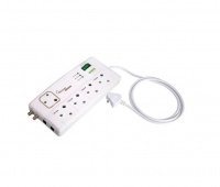 Ellies Eco Smart Surge Power Block with Tel/Coax Protection Photo