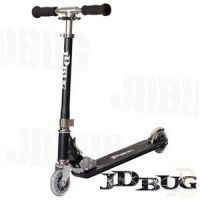 JD Bug Original Street Scooter - Matt Black Photo