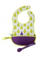 Bbox Travel Bib & Flexible Spoon - Splish Splash Patterns Photo