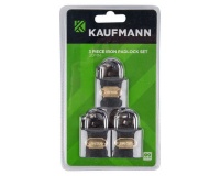 Kaufmann - 3 Piece 30mm Steel Lock Set Photo