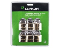 Kaufmann - 6 Piece 50mm Brass Lock Set Photo