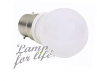 Ellies - 4W Golf Ball B22 Lamp For Life - Cool White Photo