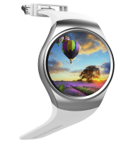 Kingwear KW18 Bluetooth Smartwatch/Phone For Iphone IOS & Android Devices - White Photo