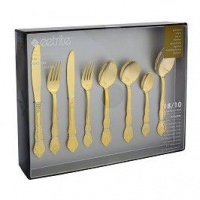 Eetrite - 44 Piece Windsor Cutlery Set - Gold Photo