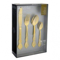Eetrite - 16 Piece Cutlery Set - Windsor Gold Photo