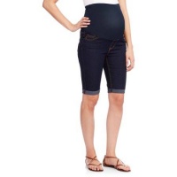 Absolute Maternity Denim Bermuda Shorts - Denim Photo