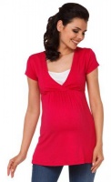 Absolute Maternity Jenna Feeding Top - Red Photo