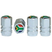 Tyre Valve Caps Sets With S.A Flag Insignia XB2003 Photo