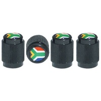 Tyre Valve Caps Sets With S.A Flag Insignia XB2010 Photo