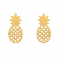 We Heart This Gold Pineapple Earrings Photo