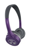 Zagg iFrogz Toxix Plus Headphones with Mic - Deep Purple Photo