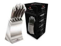 Berlinger Haus 6-Piece Stainless Steel Knife Set Black With Steel Stand Photo