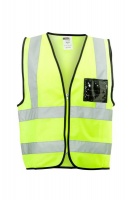 Dromex - Lime Reflective Vest With Zip And Id Pocket - Large Photo