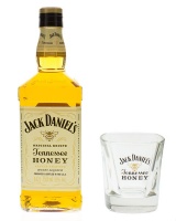 Jack Daniels - Honey with Glass Photo