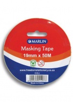 Marlin Masking Tape Roll -19mm x 50m Photo