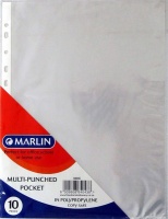 Marlin Multipunch Plastic Pockets - 10's Photo