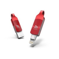 Adam Elements iKlip Duo plus Lightning Flash Drive 128GB - Red Photo