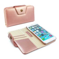 Apple Tuff-Luv Alston Craig Ladies Magnetic Case for the the iPhone 6/6S Plus - Rose Gold Stripe Photo