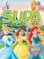 Disney Princess 200 Page Supa Colour & Activity Book Photo