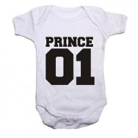Noveltees ZA Boys Prince 01 Baby Grow Photo