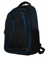 Fino 15" Laptop Backpack With Blue Piping SK9029 Photo