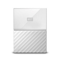WD My Passport 4TB Portable Hard Drive - White Photo