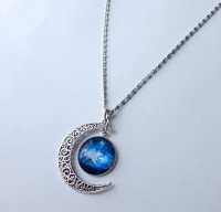 Lakota Inspirations Blue Starry Galaxy Necklace Photo