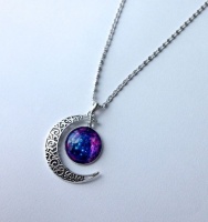 Lakota Inspirations Purple Nebula Galaxy Necklace Photo