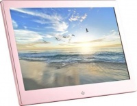 Fotomate 10" Digital Photo Frame - Rose Pink Metallic Photo