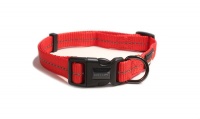 Dogs Life - Reflective Super soft Webbing H Harness - Small - Red Photo
