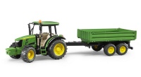 Bruder John Deere 5115M With Tipping Trailer Photo