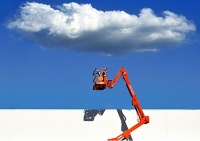 workART Curated Photographic Canvas - Cloud by 1x Com Photo