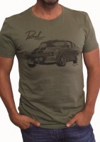 Petrol Clothing Co Men's Eleanor Mustang T-Shirt - Kaki Photo